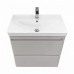 Тумба Comforty Енисей 70П2 Серый шелк с раковиной Comforty 4470 подвесная 00-00022357CF