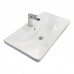 Тумба Comforty Валдай 80П2 Белый/матовый с раковиной Comforty 4480 подвесная 00-00019071CF