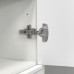 Шкаф-колонна Comforty Мадрид 40 Белый/матовый 00-00017873CF