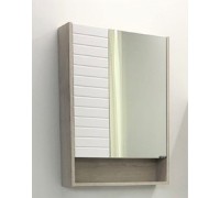 Зеркало-шкаф Comforty Клеон 60 Белый/Дуб дымчатый
