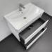 Тумба Comforty Валдай 80П2 Белый/матовый с раковиной Comforty 4480 подвесная 00-00019071CF