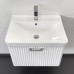 Тумба Comforty Ангара 60П белый матовый c раковиной Comforty 4460 00-00017871CF