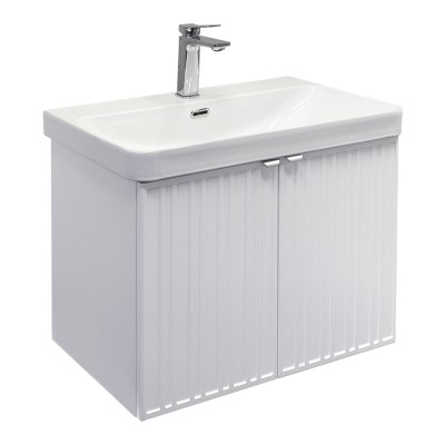 Тумба Comforty Тенерифе 70П Белый матовый с раковиной Comforty CF19595BX-70 00-00022172CF