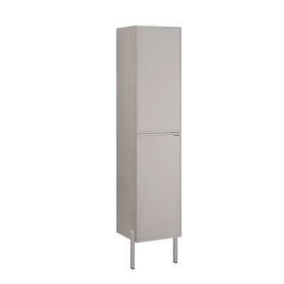 Шкаф-колонна Comforty Мадрид 40Н Серый шёлк 00-00022669CF