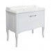 Тумба Comforty Павия 100 Белый глянец с раковиной Comforty 3310 напольная 00-00017943CF