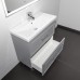 Тумба Comforty Бросно 80Н2 Альпийский иней с раковиной Comforty CF19696BX-80 напольная 00-00021590CF