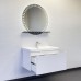 Тумба Comforty Арзамас 80 подвесная два ящика белый матовый с раковиной 4480 00-00017884CF