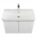 Тумба Comforty Тенерифе 80П Белый матовый с раковиной Comforty CF19595BX-80 00-00022175CF