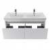 Тумба Comforty Дублин 120 Белый глянец с раковиной Comforty 501120 подвесная 00-00020470CF