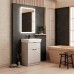 Тумба Comforty Руза 50 Серый шелк, с раковиной Comforty 9055RA-50 00-00021967CF