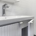 Тумба Comforty Лима 60Н Белый/матовый с раковиной Como 60 напольная 00-00019241CF