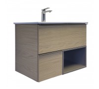 Тумба Comforty Тургояк 75 Дуб светлый с раковиной Comforty 75E 00-00020597CF