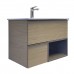 Тумба Comforty Тургояк 75 Дуб светлый с раковиной Comforty 75E 00-00020597CF