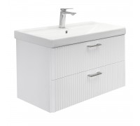 Тумба Comforty Ангара 90П белый/матовый c раковиной Comforty 4490 00-00017872CF