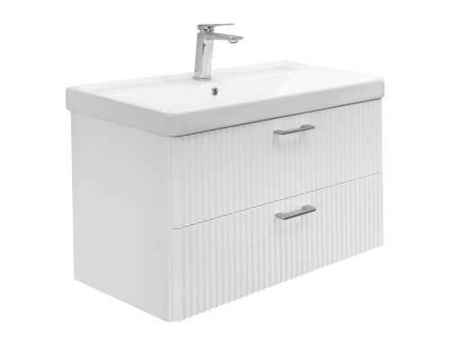 Тумба Comforty Ангара 90П белый/матовый c раковиной Comforty 4490 00-00017872CF