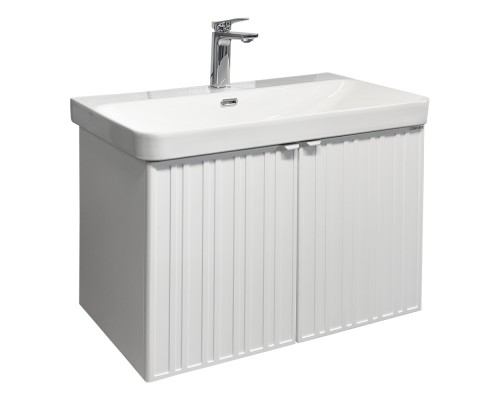 Тумба Comforty Тенерифе 80П Белый матовый с раковиной Comforty CF19595BX-80 00-00022175CF