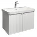 Тумба Comforty Тенерифе 80П Белый матовый с раковиной Comforty CF19595BX-80 00-00022175CF
