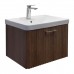 Тумба Comforty Ангара 60П дуб темно-коричневый c раковиной Comforty 4460 00-00021035CF