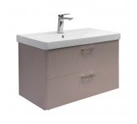 Тумба Comforty Ангара 90П Дуб латте c раковиной Comforty 4490 00-00021036CF