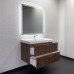 Тумба Comforty Ангара 90П Дуб темно-коричневый c раковиной Comforty 4490 00-00021037CF