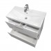 Тумба Comforty Селенга 80 Белый глянец, с раковиной Comforty CF19696BX-80 подвесная 00-00022182CF