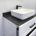 Тумба Comforty Амстердам 75 Белый/глянцевый со столешницей под мрамор Калакатта Блэк с раковиной Comforty T-Y9378 00-00013775CF