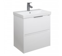 Тумба Comforty Селенга 60 Белый глянец, с раковиной Comforty CF19696BX-60 подвесная 00-00022139CF