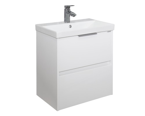 Тумба Comforty Селенга 60 Белый глянец, с раковиной Comforty CF19696BX-60 подвесная 00-00022139CF