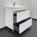 Тумба Comforty Валдай 80Н Белый/матовый с раковиной Comforty 4480 напольная 00-00019070CF