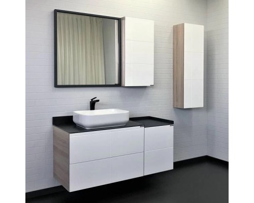 Тумба Comforty Селенга 80 Серый шелк, с раковиной Comforty CF19696BX-80 подвесная 00-00021982CF