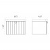 Тумба Comforty Истра 60П Ясень белёный с раковиной Comforty CF19595BX-60 подвесная 00-00016606CF
