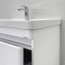 Тумба Comforty Валдай 80П2 Белый/матовый с раковиной Comforty 4480 подвесная 00-00019071CF