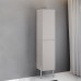 Шкаф-колонна Comforty Мадрид 40Н Серый шёлк 00-00022669CF