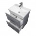 Тумба Comforty Бросно 60Н2 Альпийский иней с раковиной Comforty CF19696BX-60 напольная 00-00021588CF
