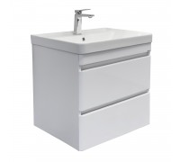 Тумба Comforty Енисей 70П2 Белый/глянцевый с раковиной Comforty 4470 00-00021338CF