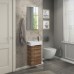 Тумба Comforty Асти 40 Дуб темно-коричневый с раковиной Comforty 9140 00-00015420CF