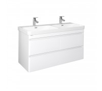 Тумба Comforty Енисей 120 Белый глянец с раковиной Comforty CF19595BX-120D подвесная 00-00022406CF