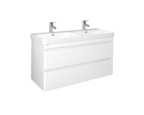 Тумба Comforty Енисей 120 Белый глянец с раковиной Comforty CF19595BX-120D подвесная 00-00022406CF