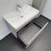 Тумба Comforty Мадрид 80М Серый шёлк с раковиной Comforty CF19595BX-80 00-00009124CF