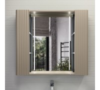 Зеркало-шкаф Comforty Ангара 90 Дуб латте LED подсветка, антизапотевание 00-00019940CF