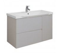 Тумба Comforty Сидней 100 Серый шелк с раковиной Comforty CF188057-100 00-00022768CF