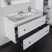 Тумба Comforty Феррара 100 Белый глянец с раковиной Comforty 3310 00-00020308CF
