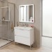 Тумба Comforty Селенга 80 Белый глянец, с раковиной Comforty CF19696BX-80 подвесная 00-00022182CF