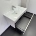 Тумба Comforty Мадрид 80 Серый шёлк с раковиной Comforty 80E 00-00018685CF