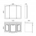 Тумба Comforty Палини 100 Белый глянец с раковиной Comforty 3310 подвесная 00-00019754CF