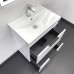 Тумба Comforty Кама 60Н Белый глянец с раковиной Comforty CF19696BX-60 напольная 00-00018648CF