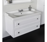 Тумба Comforty Феррара 100 Белый глянец с раковиной Comforty 3310 00-00020308CF