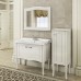 Тумба Comforty Павия 100 Белый глянец с раковиной Comforty 3310 напольная 00-00017943CF