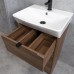Тумба Comforty Руза 50 Дуб темно-коричневый, с раковиной Comforty 9055RA-50 00-00022023CF