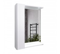 Зеркало-шкаф Comforty Ангара 60 Белый матовый LED подсветка 00-00020667CF